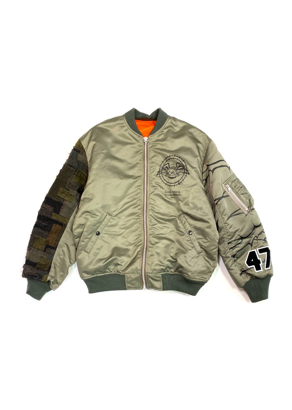 COLLABORATION MA-1 (OLIVE) / 新年恒例76枚限定 リミテッドMA-1