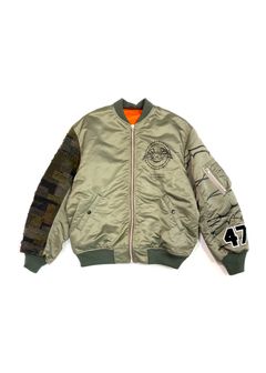 COLLABORATION MA-1 (OLIVE) / 新年恒例76枚限定 リミテッドMA-1