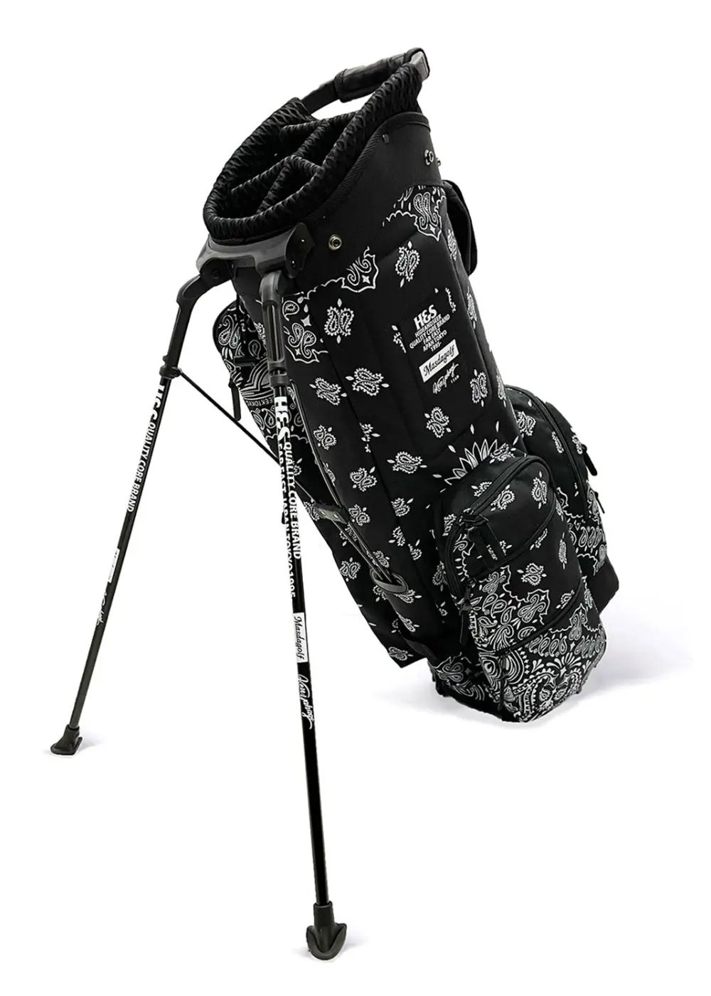 × MasdaGolf × KenYahagi Golf Bag (BLACK) / ×マスダゴルフ ×おぎやはぎ / 矢作兼  コラボ ゴルフ バッグ