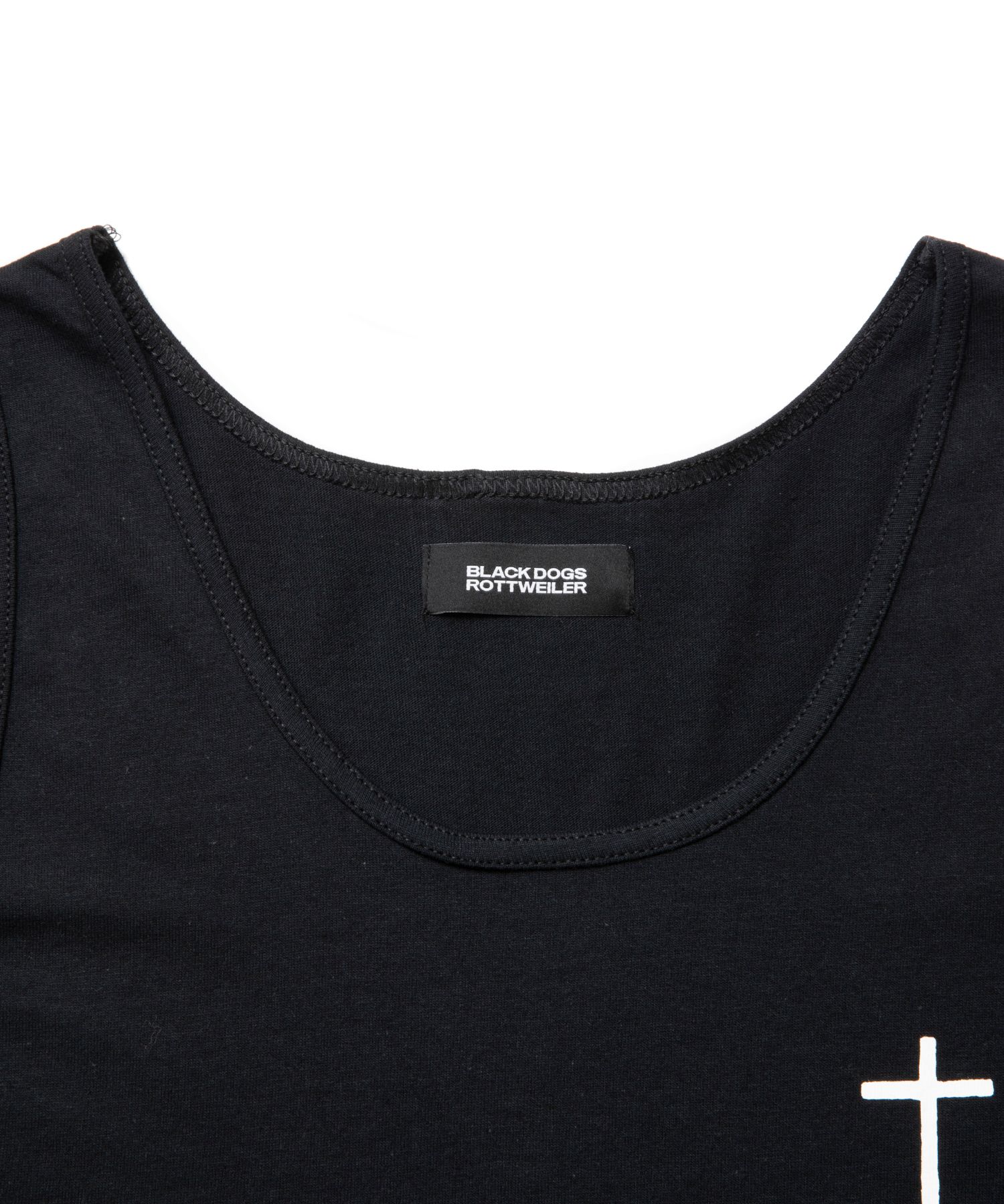 BLACK DOGS ROTTWEILER ブラックタンクトップ　Ｌ ROTTWEILER - D.B TANKTOP (BLACK) / プリント タンクトップ