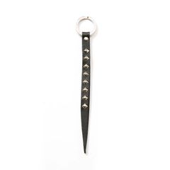 STUDS LEATHER KEY HOLDER (BLACK) / スタッズ レザー キーホルダー