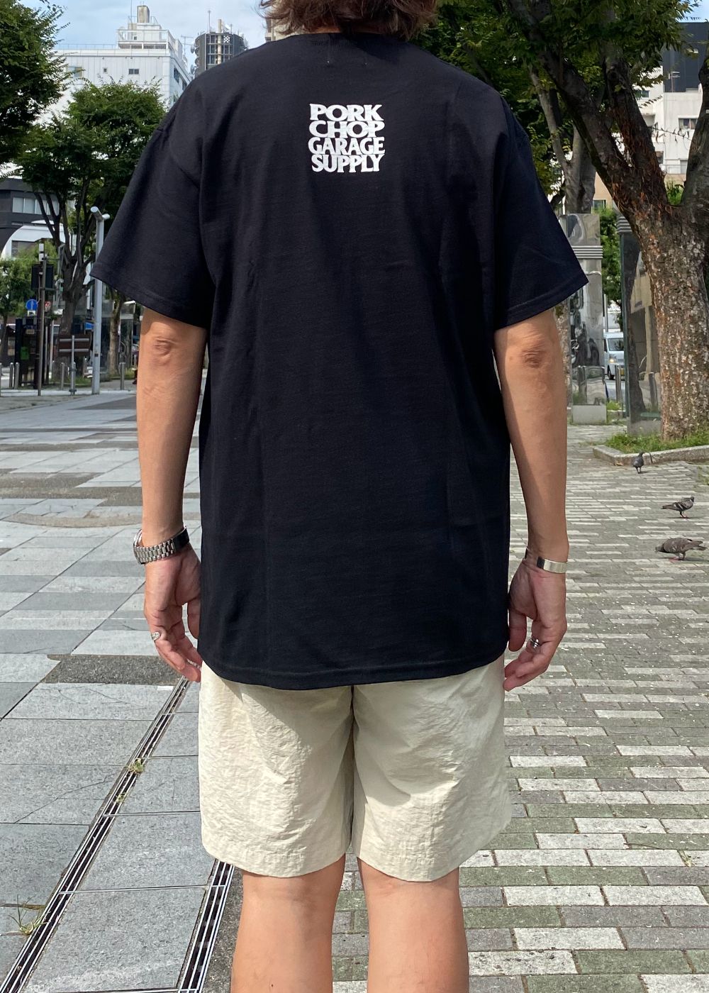 C&H LOGO POCKET TEE (BLACK) / ロゴ ポケット Tシャツ