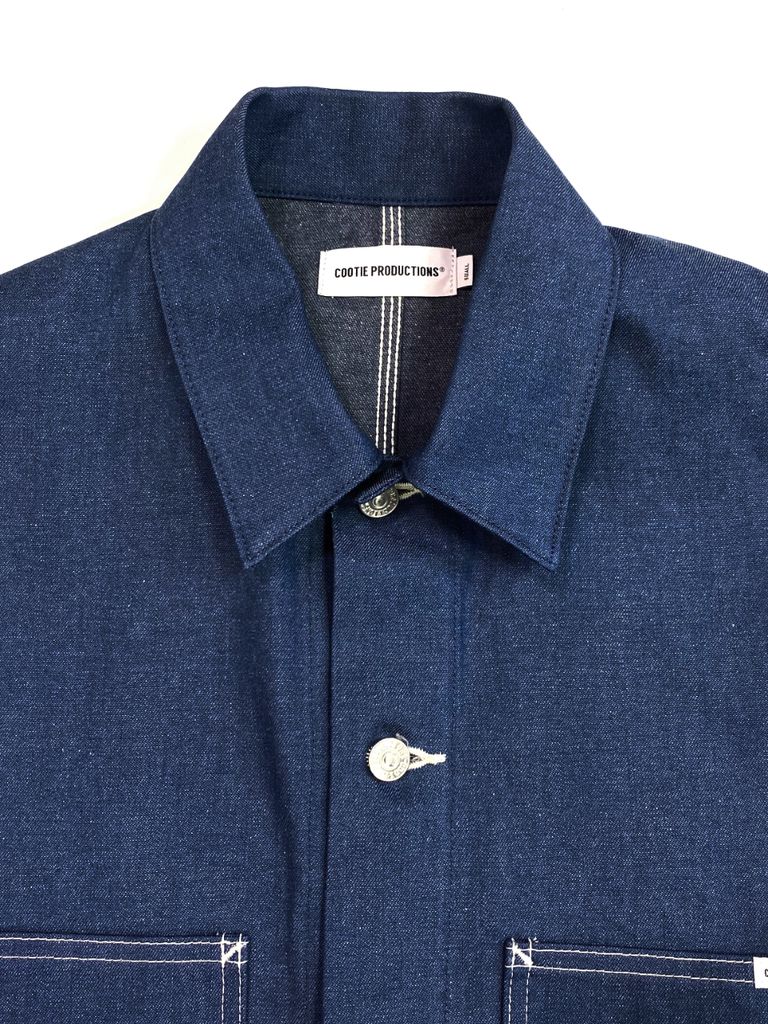 COOTIE PRODUCTIONS - Rigid Denim Coverall (INDIGO) / リジッド 
