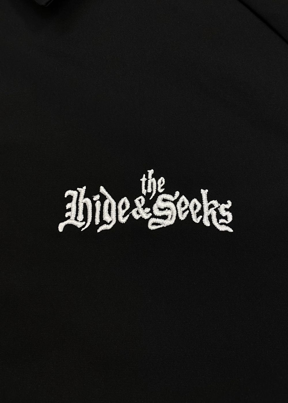 The H&S Team Jacket (BLACK) / 西浦徹 コラボ コーチ ジャケット