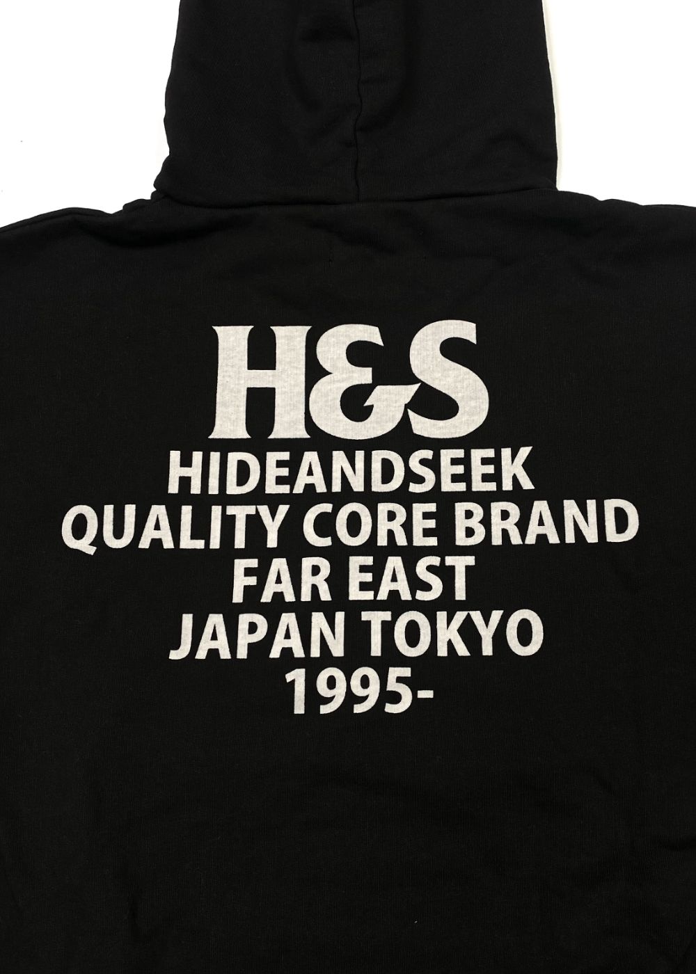 H&S Hooded Sweat Shirt (BLACK) / オリジナル セットアップスウェット パーカー / セットアップ可能