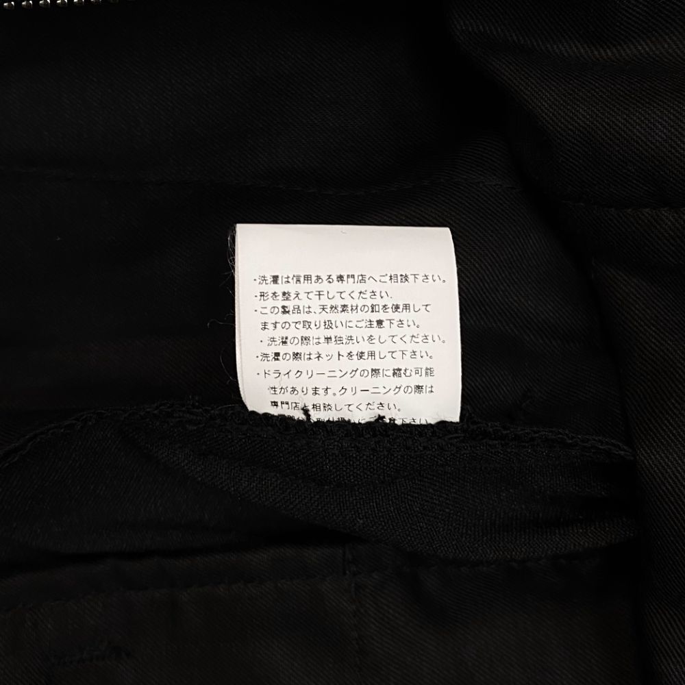 VINTAGE TYPE TROPICAL CLOTH SLACKS (BLACK) / オリジナル スラックス