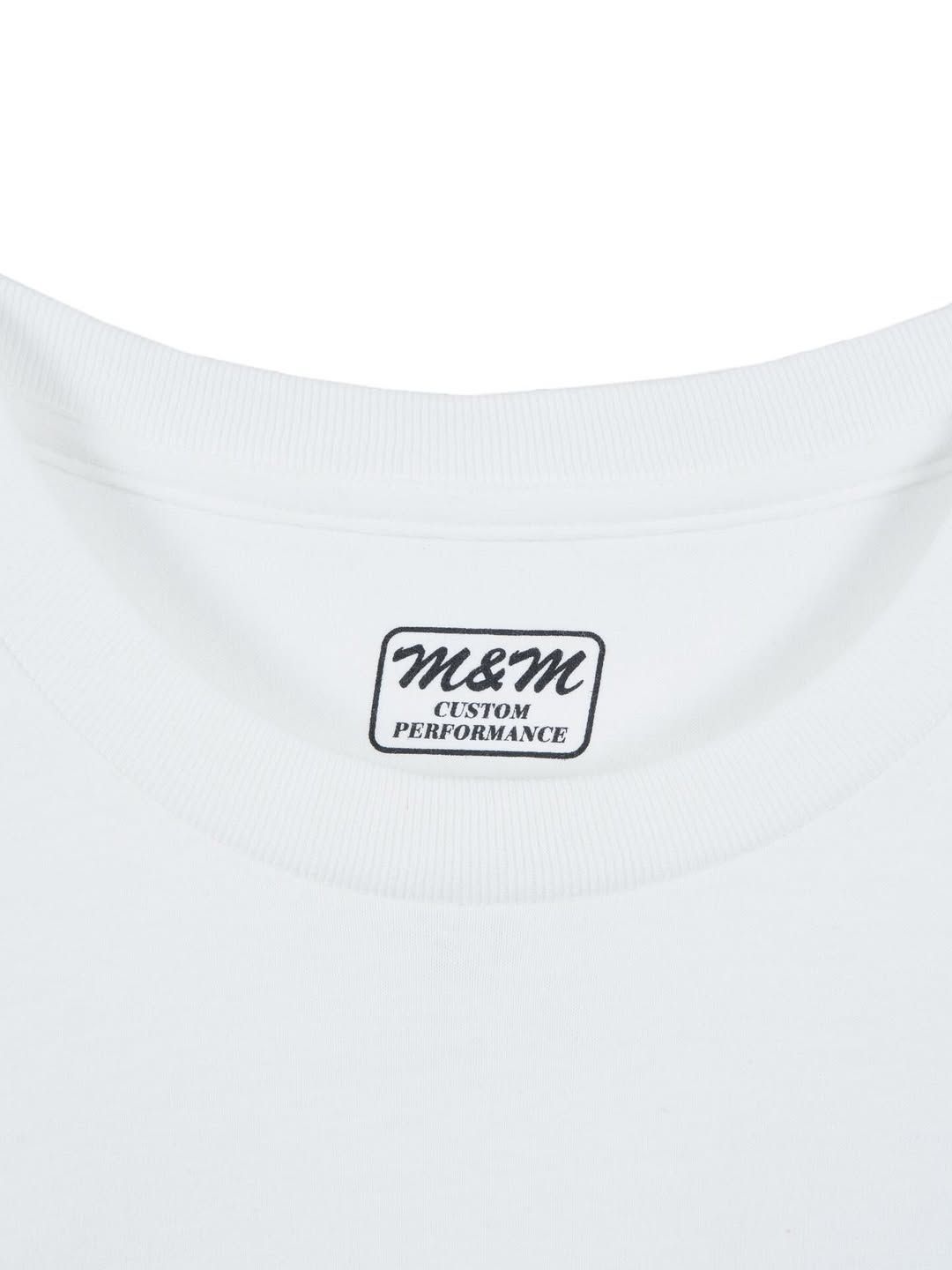 WHITE エムアンドエム×マシス Tシャツ M&M×MASSES エムアンドエム マシス Tシャツ White XLサイズ