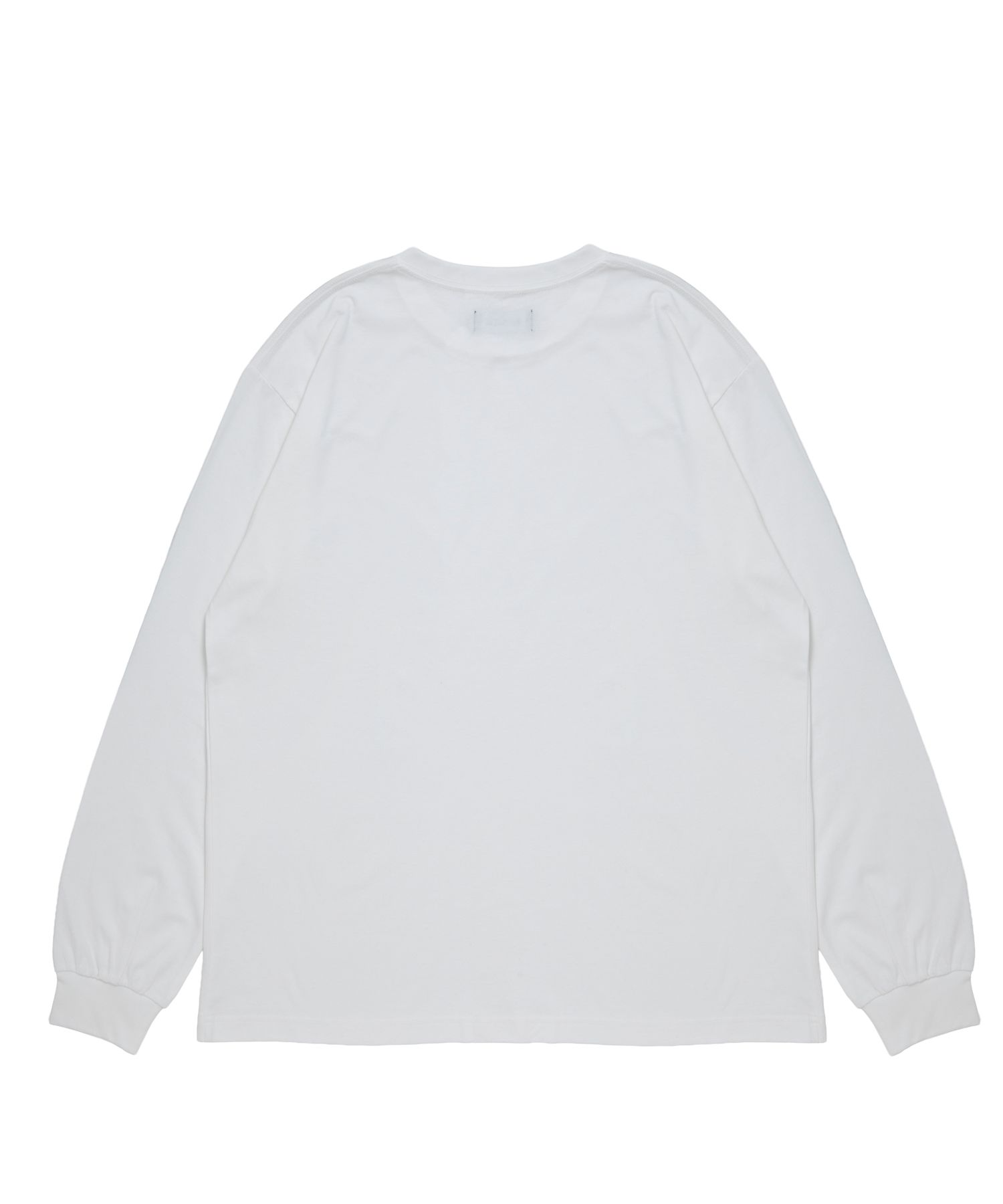R9 LOGO LS TEE (WHITE) /  オリジナル ロゴプリント Tシャツ