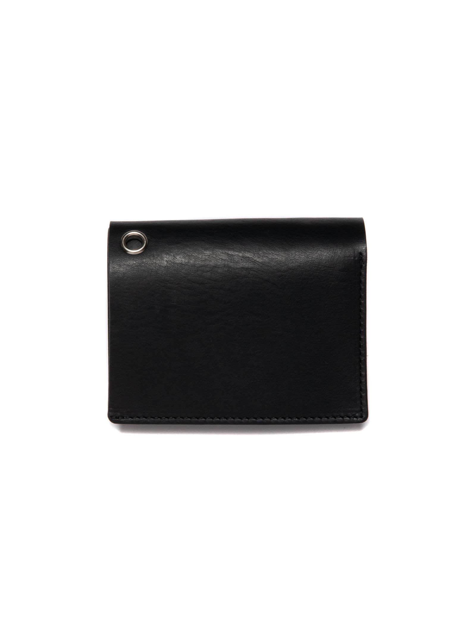 COOTIE PRODUCTIONS - LEATHER COMPACT PURSE (BLACK) / レザー COOTIE PRODUCTIONS - LEATHER COMPACT PURSE (BLACK) / レザー