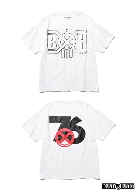 ×BOUNTY HUNTER TEE (WHITE) / バウンティーハンター コラボ76Tシャツ