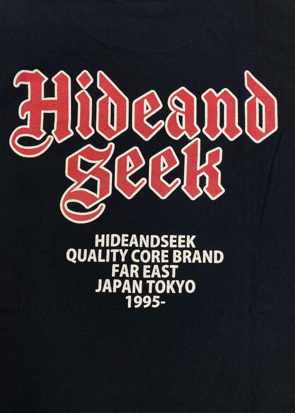 Pocket S/S Tee (BLACK) / ロゴ プリント ポケット Tee