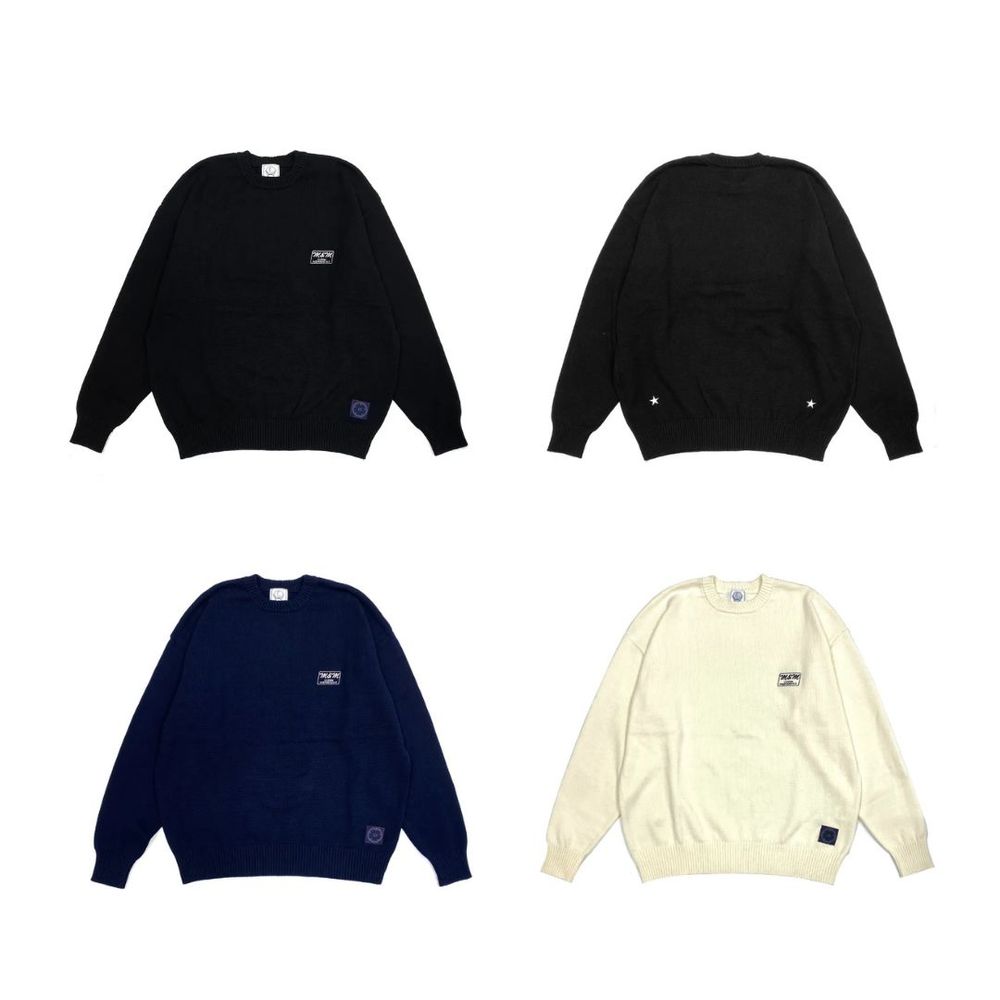 M&M 新作販売告知 / トラッドな雰囲気を持つニットはお手入れ簡単なコットン素材。