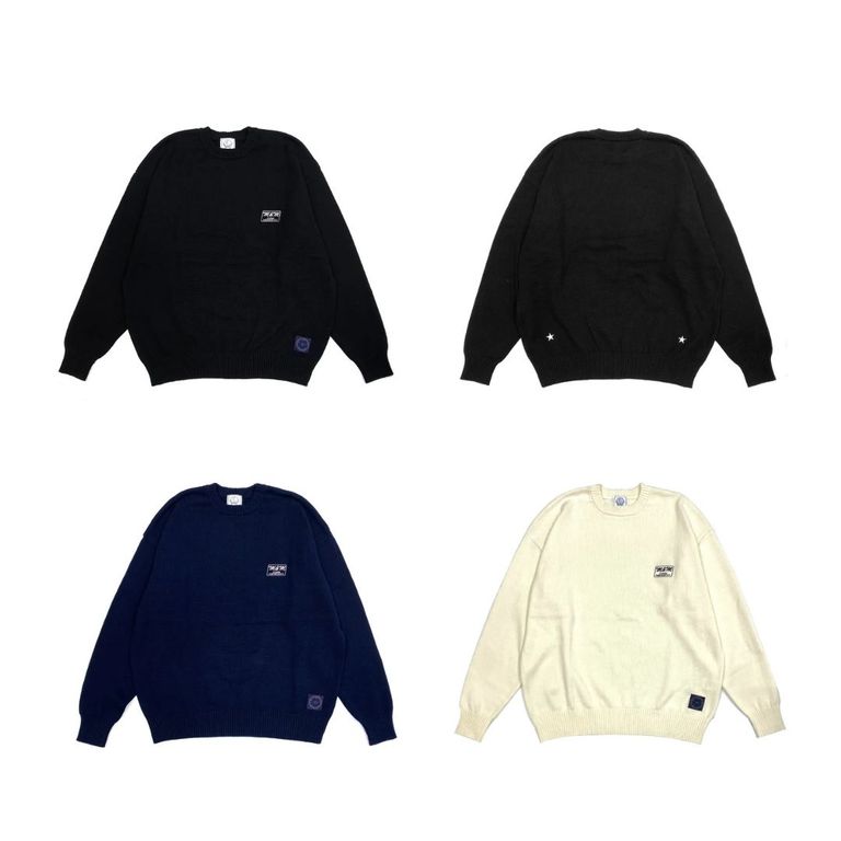 M&M 新作販売告知 / トラッドな雰囲気を持つニットはお手入れ簡単なコットン素材。