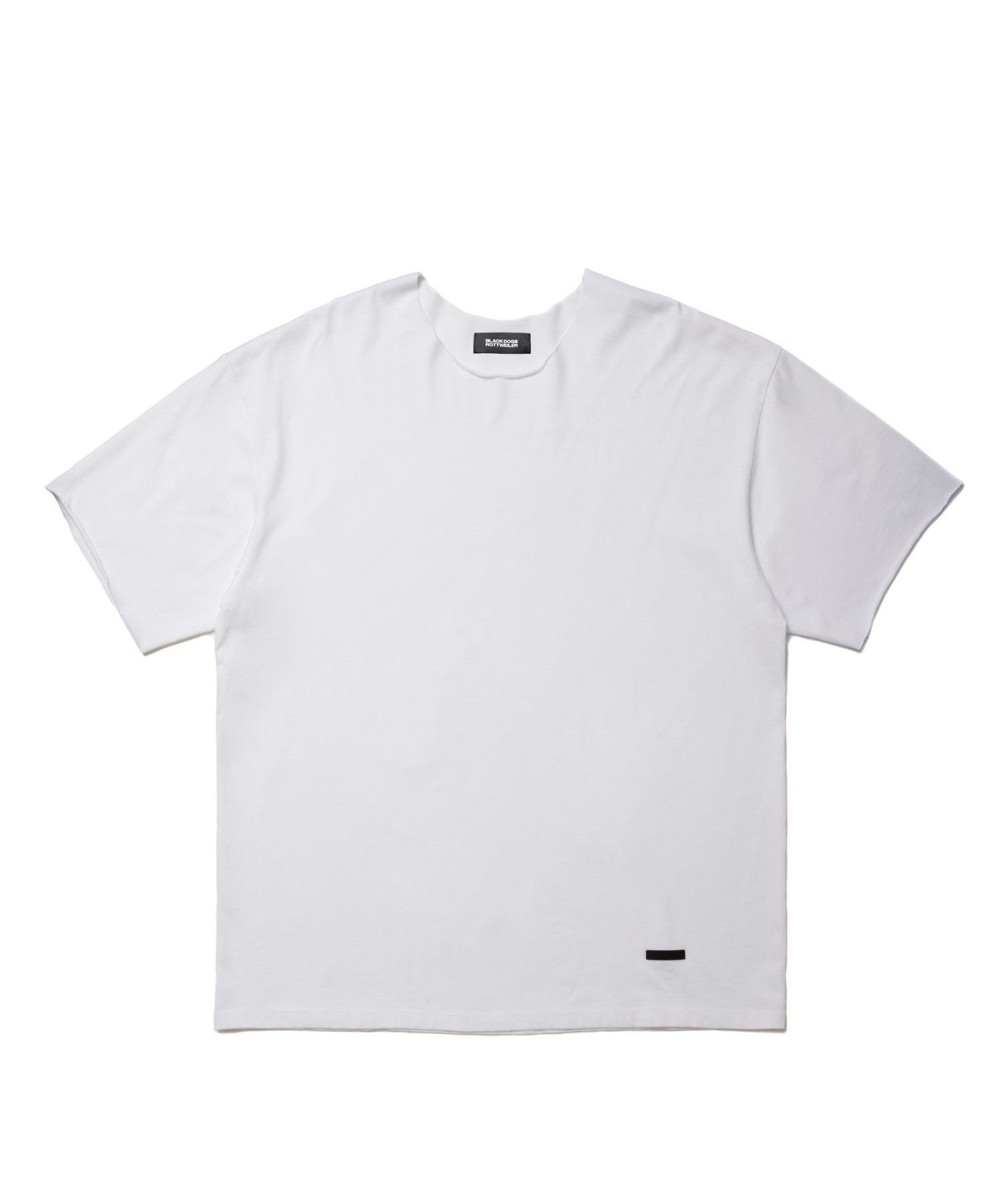 ROTTWEILER - R9 CUTOFF TEE (WHITE) / オリジナル カットオフ T