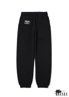 SWEAT PANTS (×MASSES) (BLACK) / マシス コラボレーション スウェットパンツ