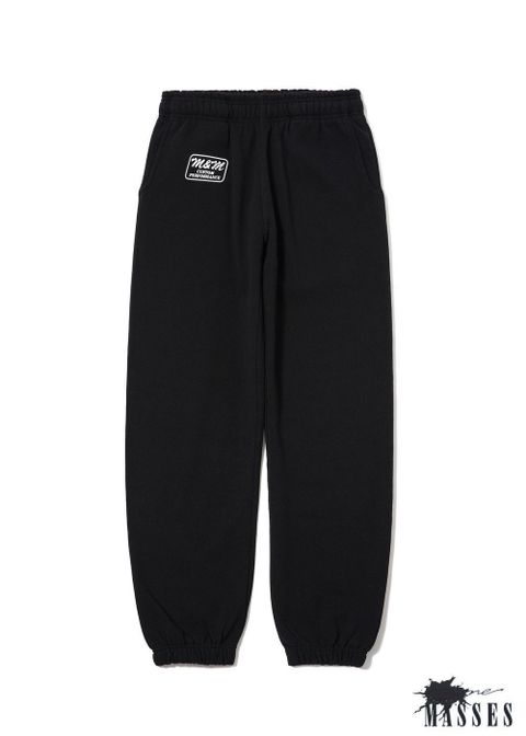 SWEAT PANTS (×MASSES) (BLACK) / マシス コラボレーション スウェットパンツ