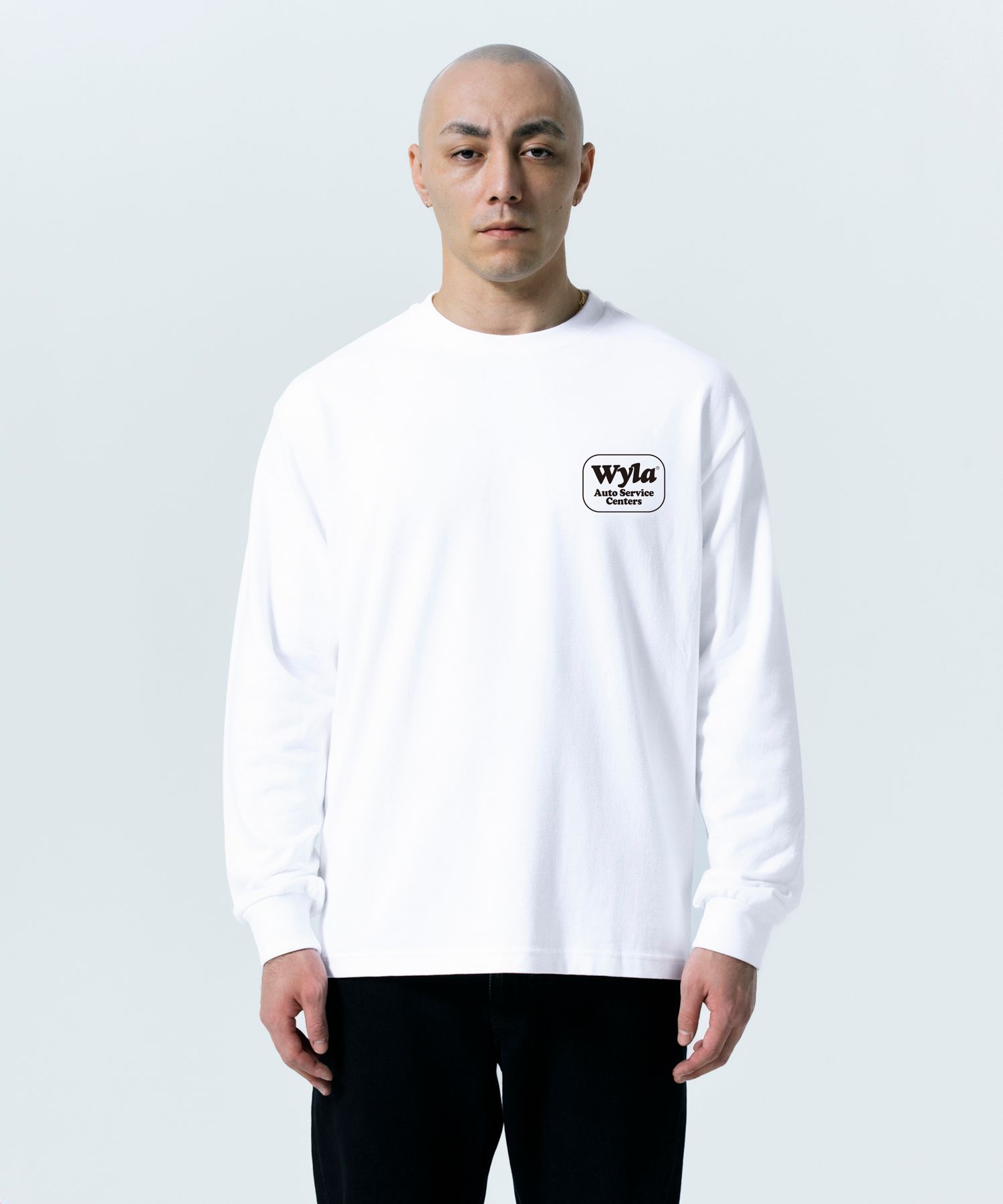 WYLA LS TEE (WHITE) / プリント Tシャツ
