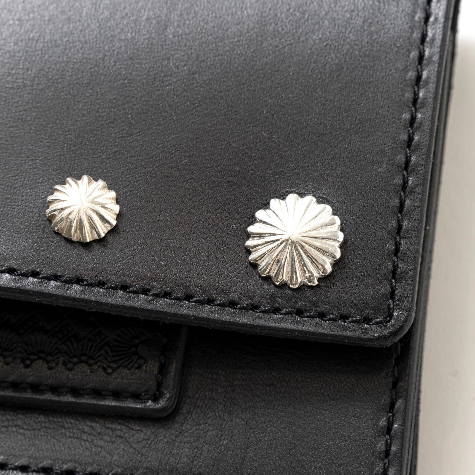 RATSxBINGO BROTHERS 5CONCHO WALLET (SILVER925) / ビンゴブラザーズ コラボ レザーウォレット