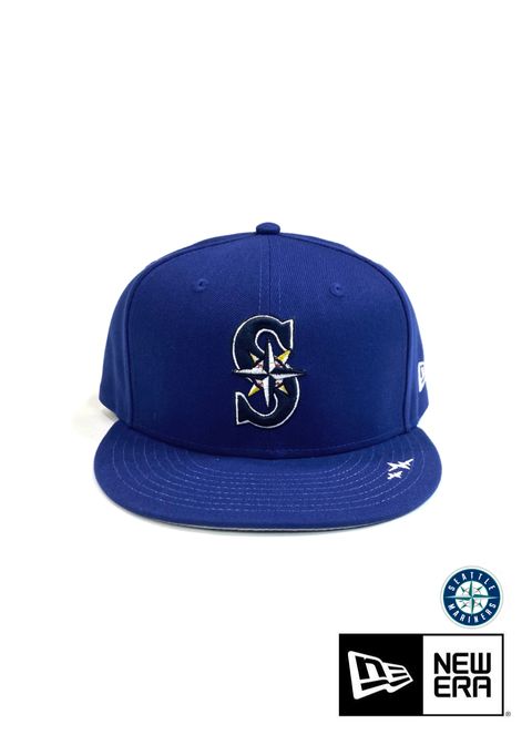 ×NEWERA SEATTLE MARINERS CAP (BLUE) / ニューエラ コラボベースボールキャップ