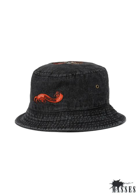 HAT-DENIM P (×MASSES) (BLACK) / マシス コラボレーション デニム ハット
