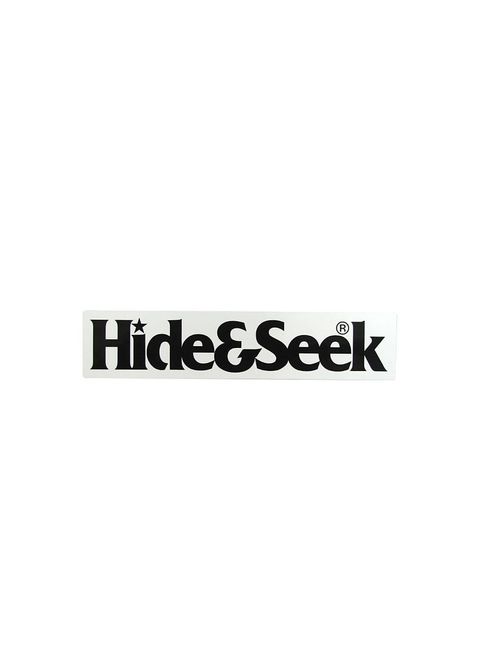H&S STICKER (M) (WHITE) / ロゴステッカー (Mサイズ)