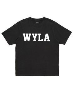 COLLEGE TEE (BLACK) / プリント Tシャツ