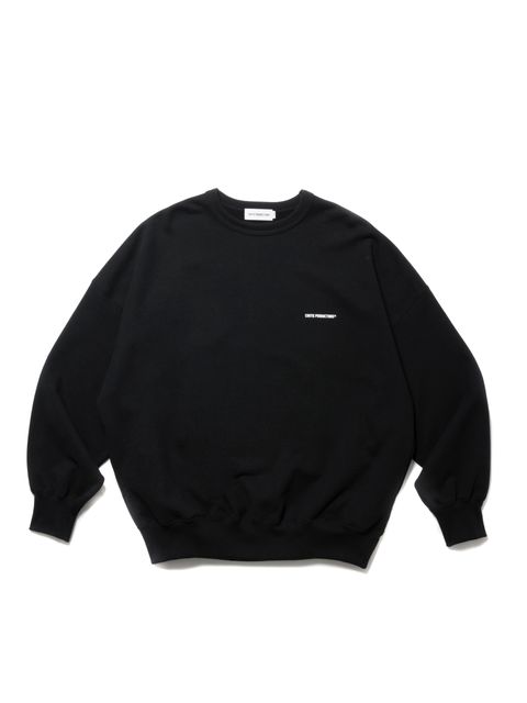 COOTIE PRODUCTIONS - Open End Yarn Plain Sweat Hoodie (BLACK 