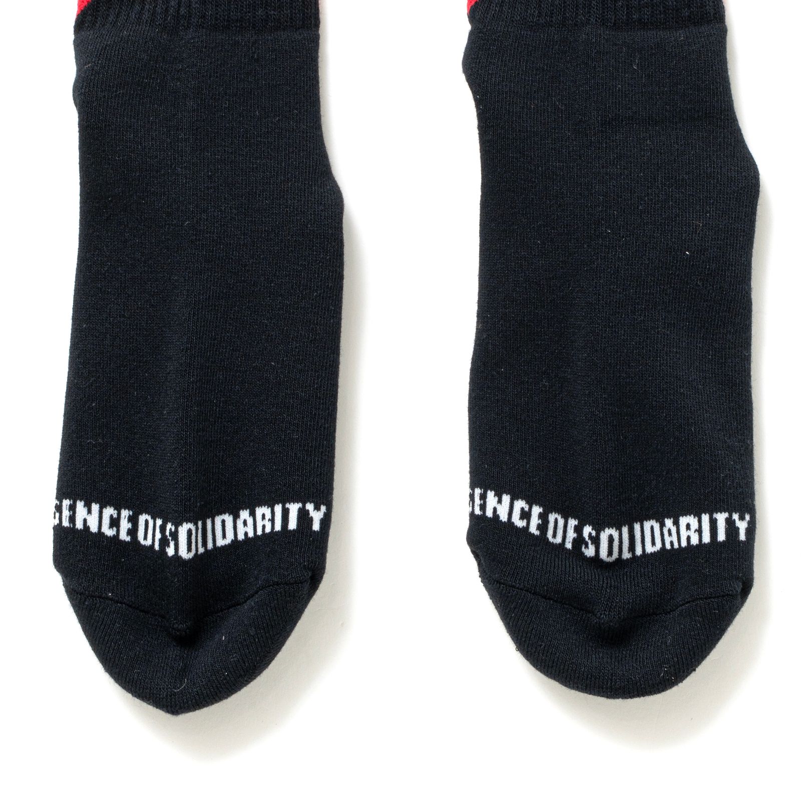 HIGH SOCKS LOGO (BLACK) / ジャガード ロゴ ソックス