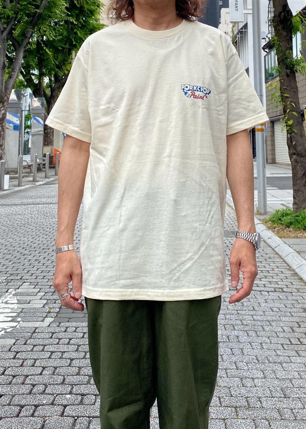 PCP PORK TEE (CREAM) / PCP ポーク Tシャツ