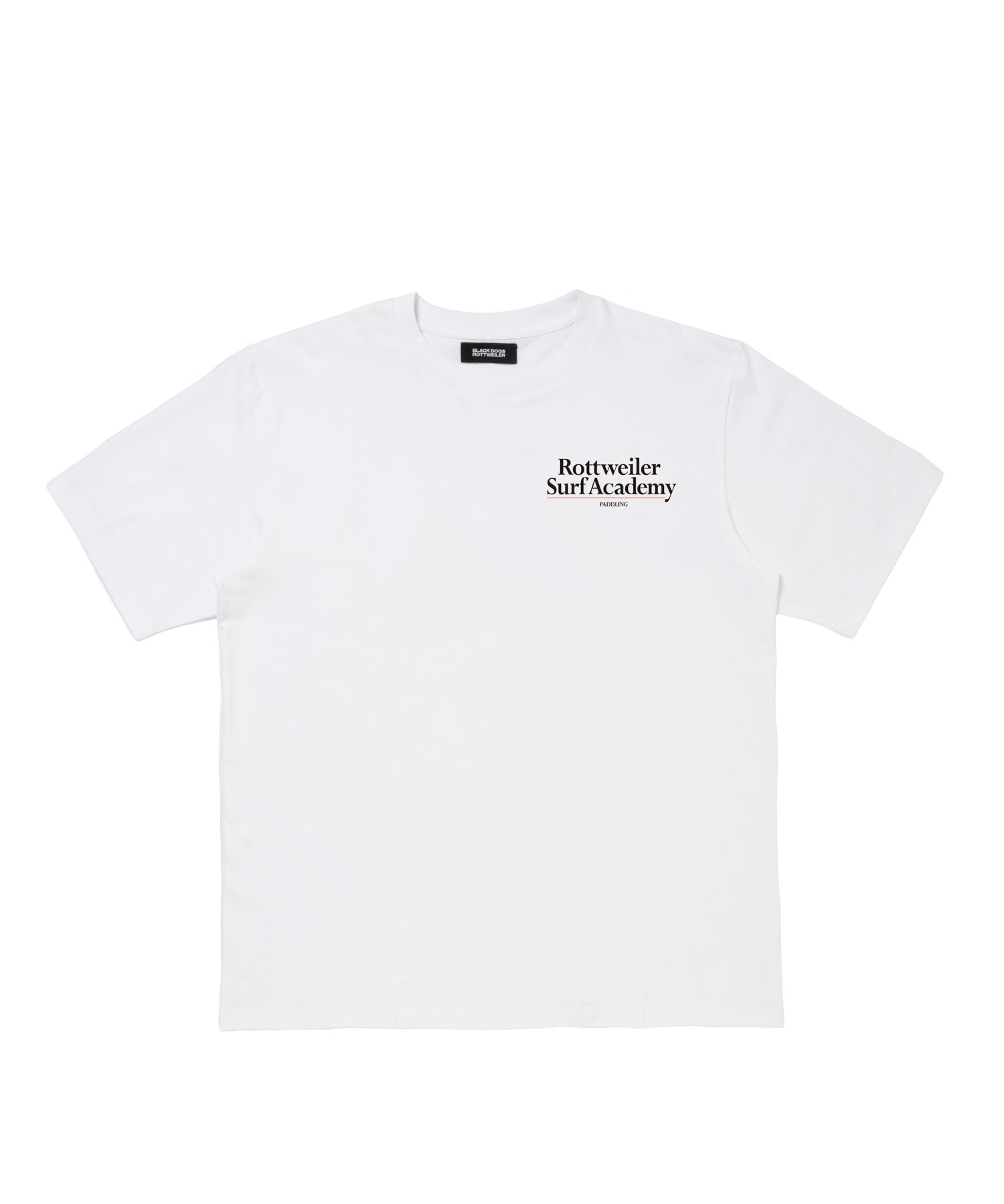 R9 SURF ACADEMY SS TEE (WHITE) /  オリジナル ロゴプリント Tシャツ