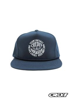 × CREDIT WORK CAP (NAVY) / クレジット コラボキャップ