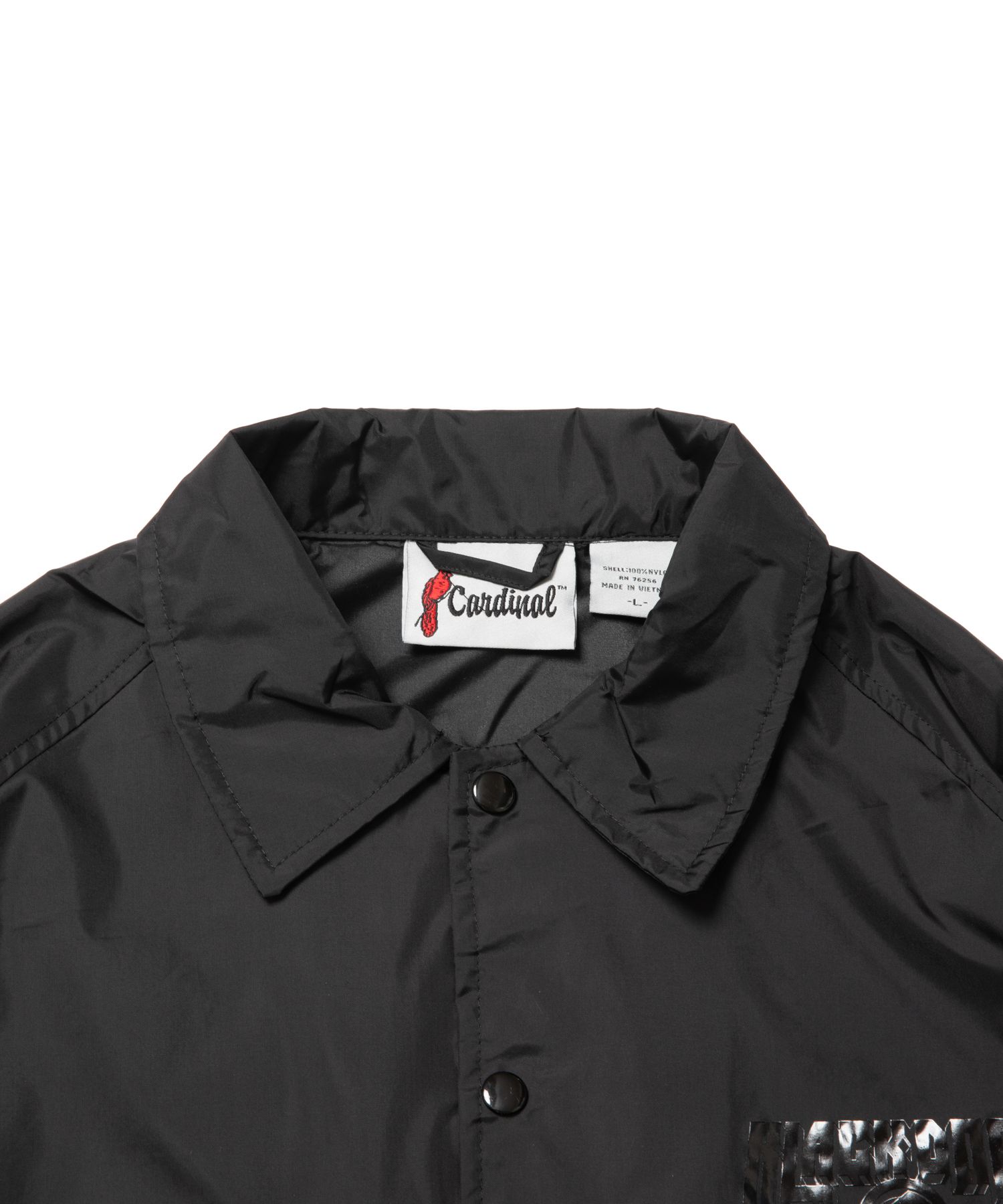 ROTTWEILER - B.D.B COACH JACKET (BLACK/BLACK) / カーディナル