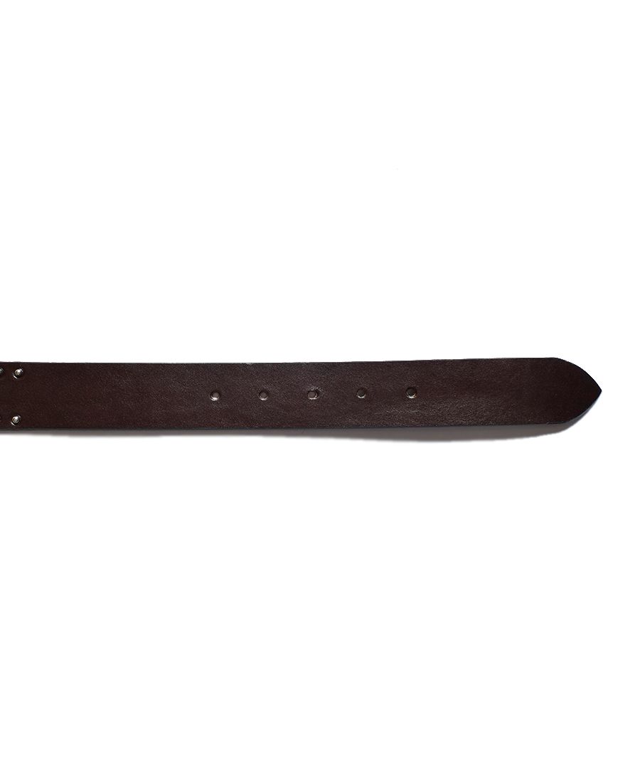 MINEDENIM - Double Studs Leather Belt (BLK) / ダブル MINEDENIM - Double Studs Leather Belt (BLK) / ダブル
