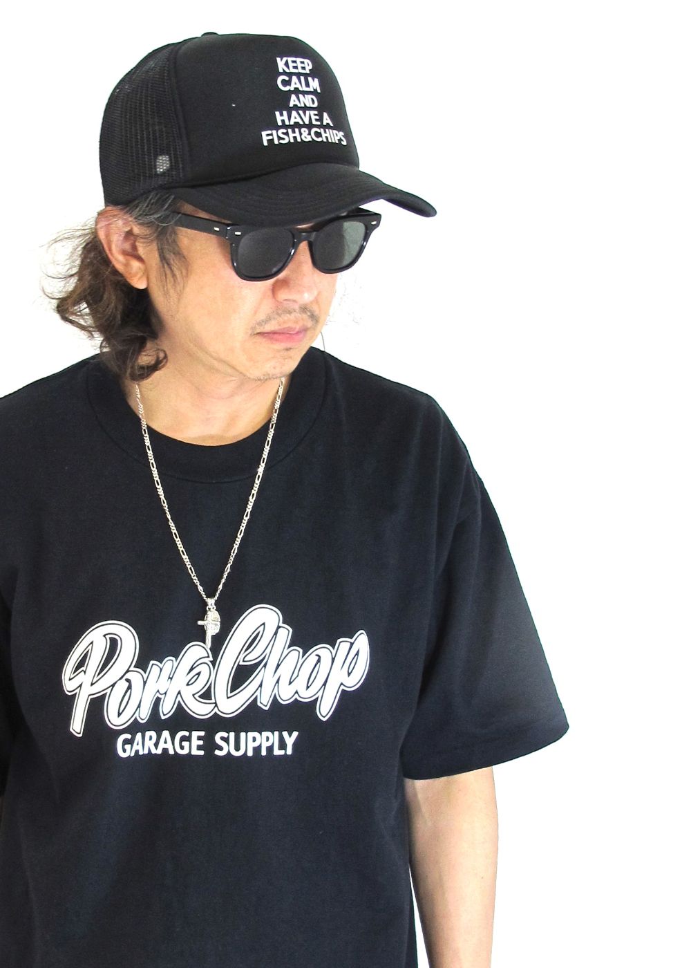 MESH CAP (BLACK) / ×TAMAGAWA DINER コラボメッシュキャップ