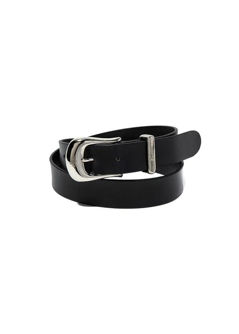 LEATHER PLANE BELT (BLACK) / レザー プレーン ベルト