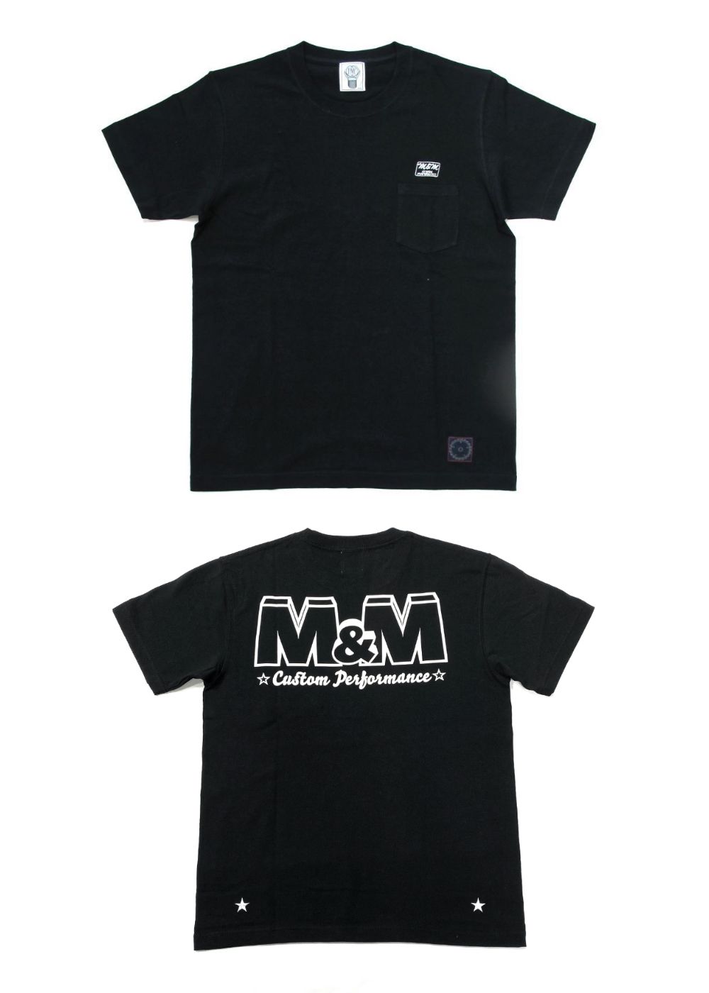 M&M CUSTOM PERFORMANCE - PRINT S/S T-SHIRT (BLACK) / バック