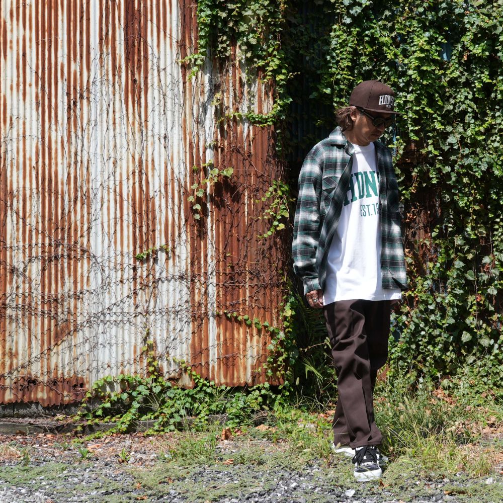 Check L/S Shirt (GREEN) / チェック ネル シャツ