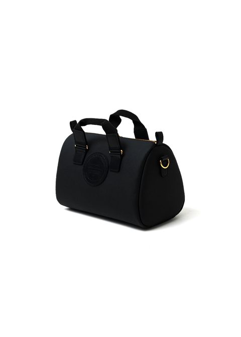 SYNTHETIC LEATHER MINI BOSTON BAG (BLACK) / フェイクレザー ミニ ボストンバッグ