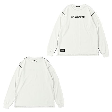 ロゴプリントLS TEE (WHITE)