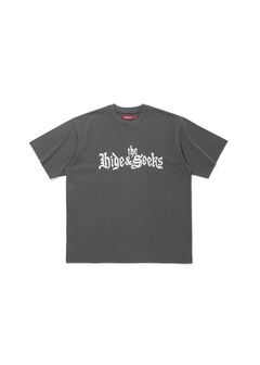The H&S S/S Tee (CHARCOAL GRAY) / 西浦徹 コラボ Tシャツ