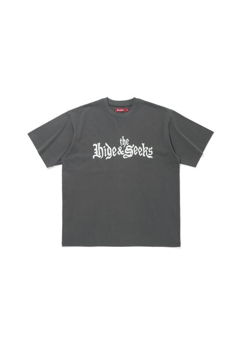 The H&S S/S Tee (CHARCOAL GRAY) / 西浦徹 コラボ Tシャツ