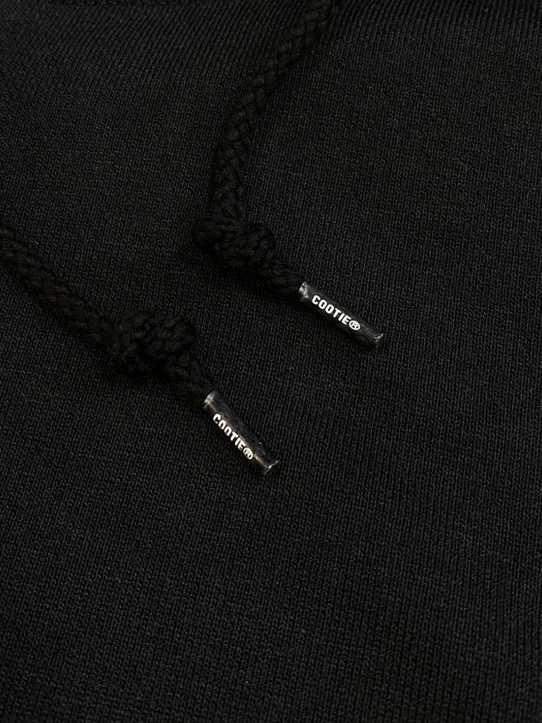 COOTIE PRODUCTIONS - Dry Tech Oversized Sweat Zip Up Hoodie (BLACK  