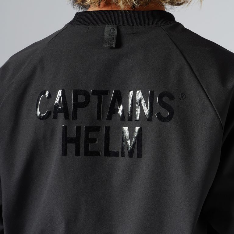 CAPTAINS HELM - SOLOTEX® ACTIVE P/O SHIRTS (BLACK) / テック クルー 