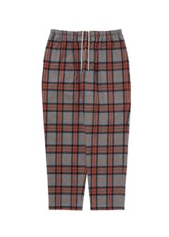 R9 NEL CHECK PANTS (GRAY) / チェック イージーパンツ