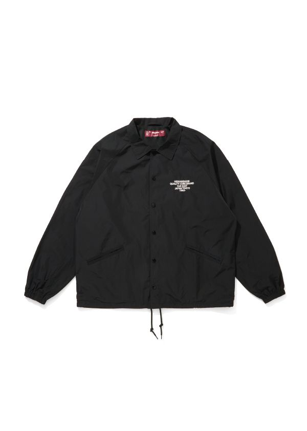 Coaches Jacket (BLACK) / ナイロン コーチ ジャケット / セットアップ可能