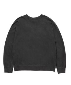 PIG RW SWEATER (BLACK) / オリジナル ピグメント スウェット
