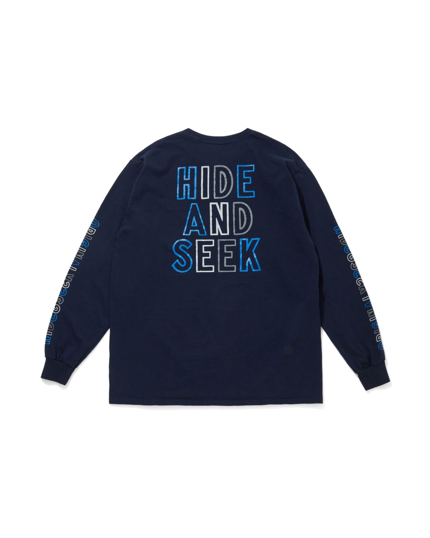 Original H&S L/S Tee (NAVY) / 西浦徹 コラボ ロンT