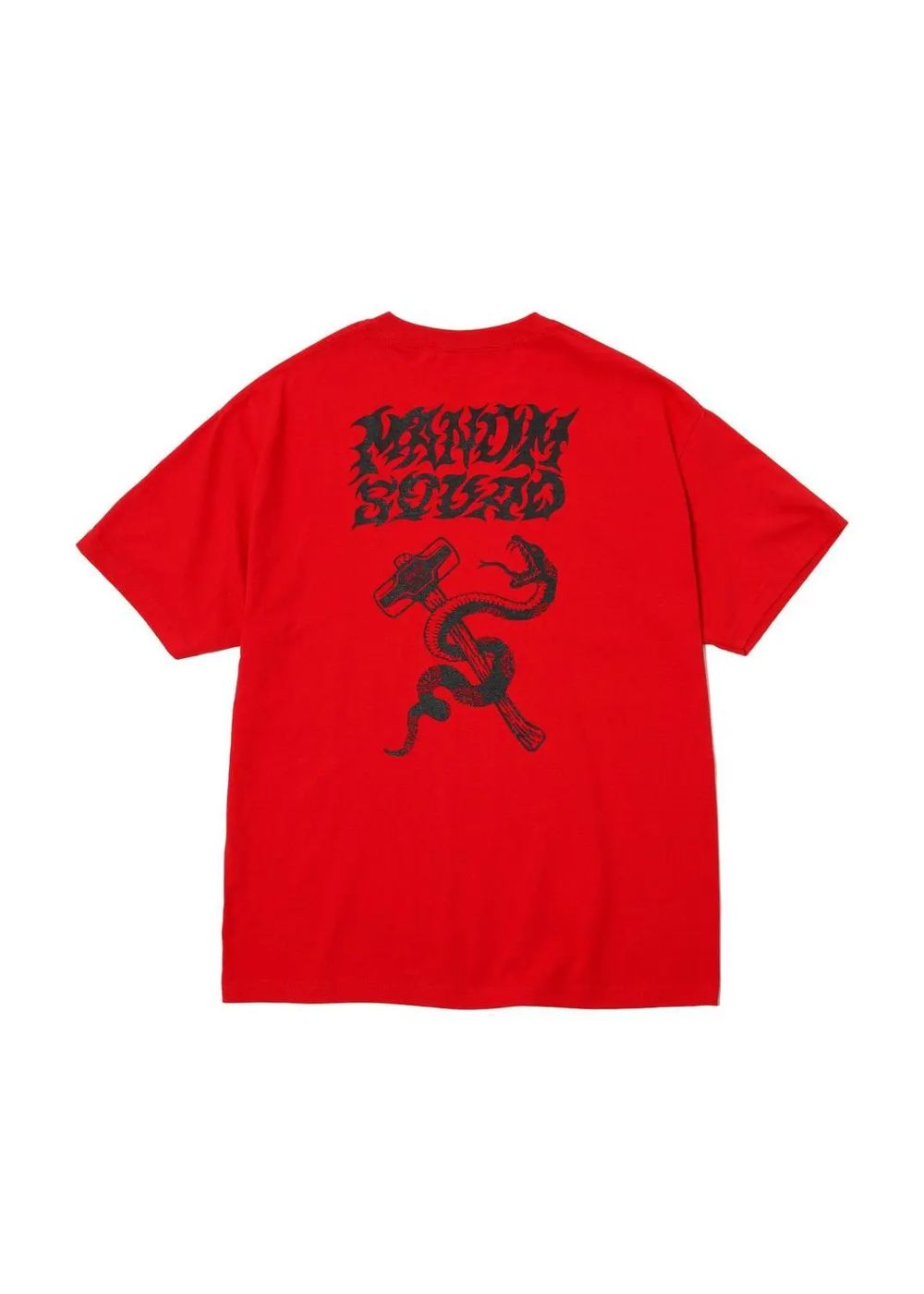 ×MASSES T-SHIRT SQUAD (RED) / マシス コラボレーション プリントT