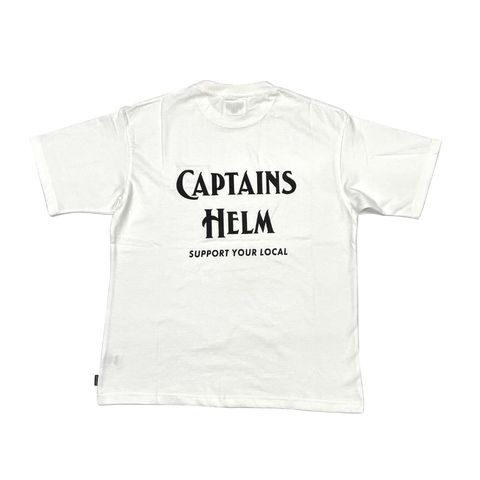 SYL LOGO SS TEE (WHITE) / ロゴ プリント Tシャツ