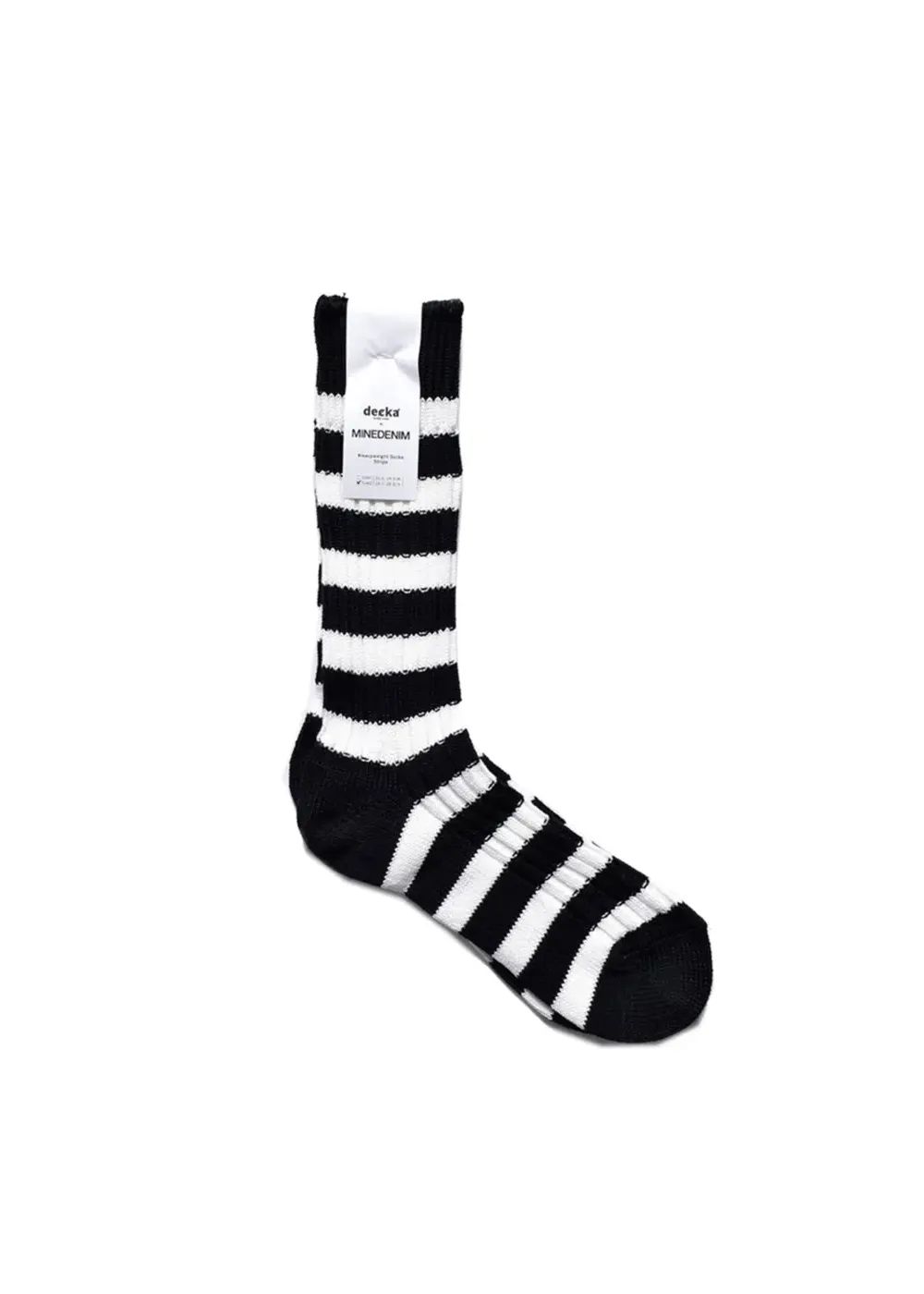 ×decka Border Rib SOX (WPT) / デッカ コラボ ボーダー ソックス